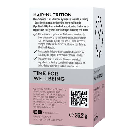 Hair Nutrition Good Routine, 30 capsule vegetale, Secom 777149