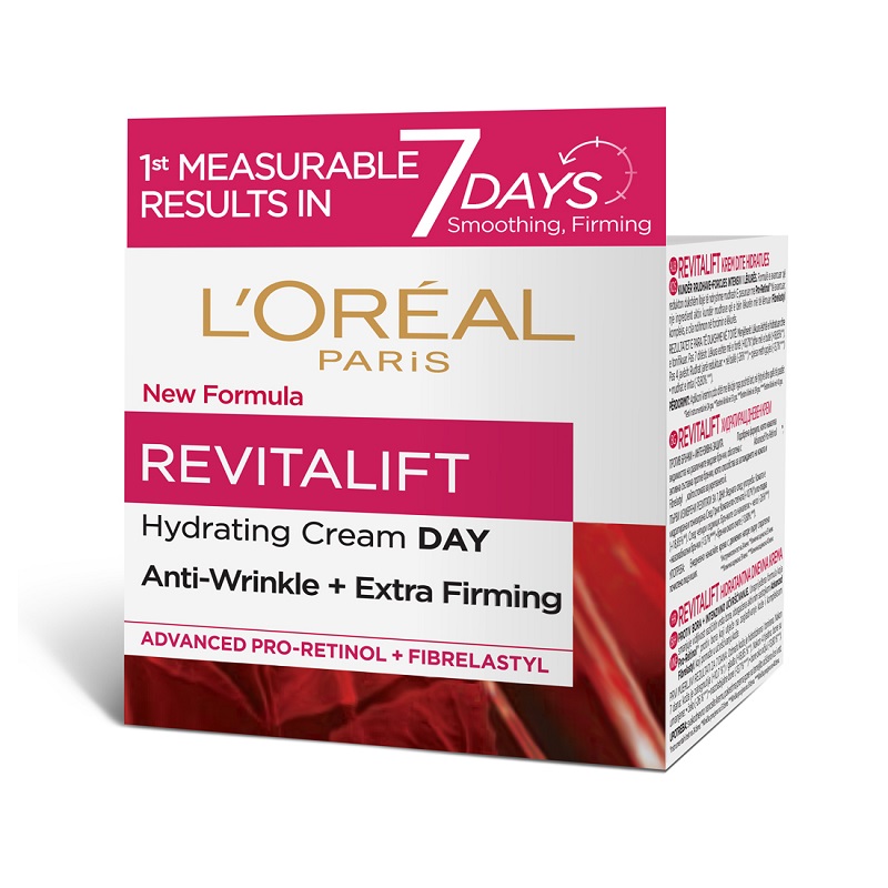 Crema antirid de zi Revitalift Hydrating, 50 ml, Loreal Paris