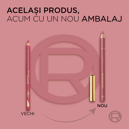 Creion pentru contur buze Color Riche Lip Contour, 302 Bois De Rose, 1.2 g, Loreal Paris 757345
