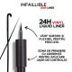 Tus lichid pentru ochi Infaillible Grip Liner 24h, 3 ml, Vinyl Black, Loreal Paris 608911