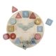 Puzzle 3D din lemn cu ceas, +2 ani, Little Dutch 609071