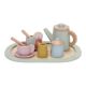 Set de lemn pentru ceai, +3 ani, Little Dutch 609160