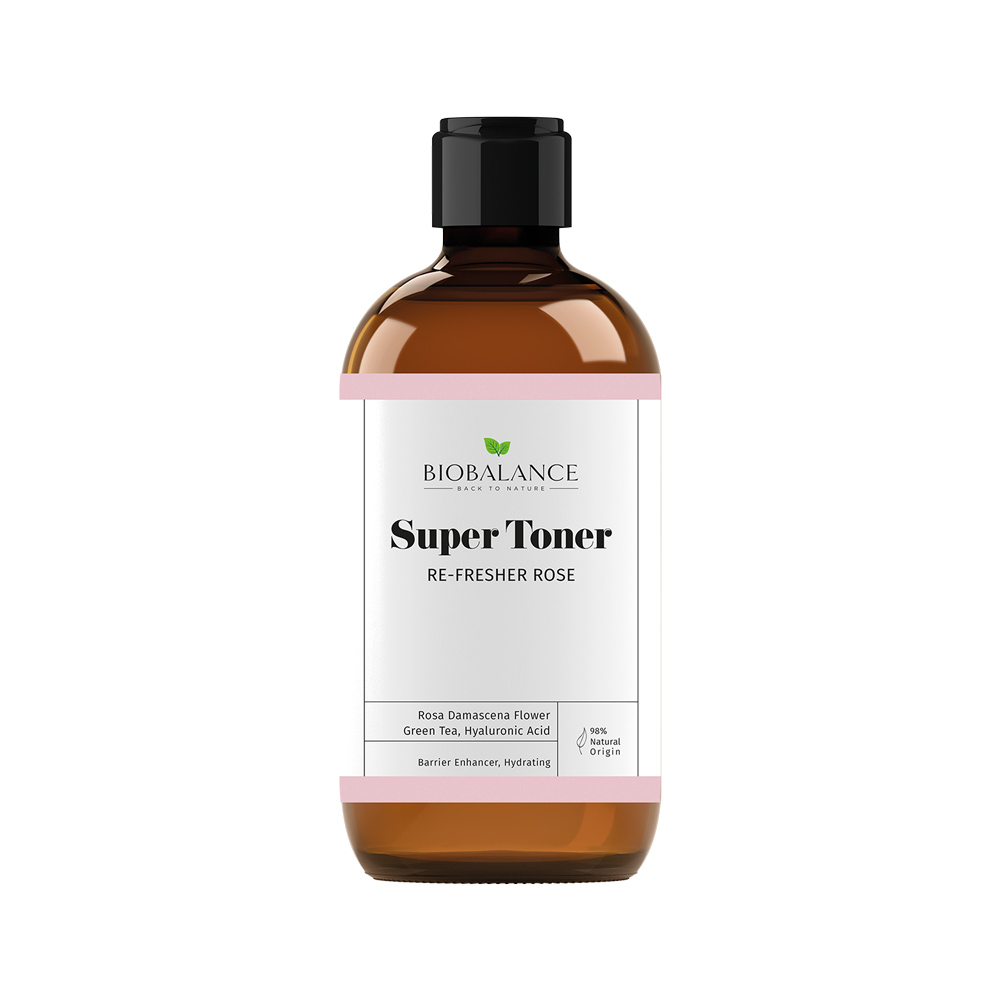 Super Toner Re-Fresher Rose, Hidratant si Fortifiant, 250 ml, Bio Balance