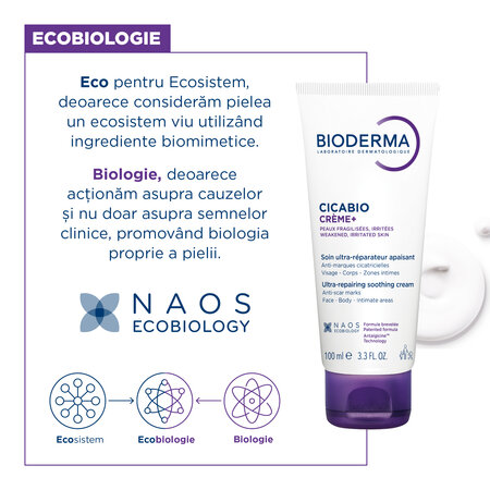 Crema reparatoare Cicabio Creme+, 100 ml, Bioderma 764491