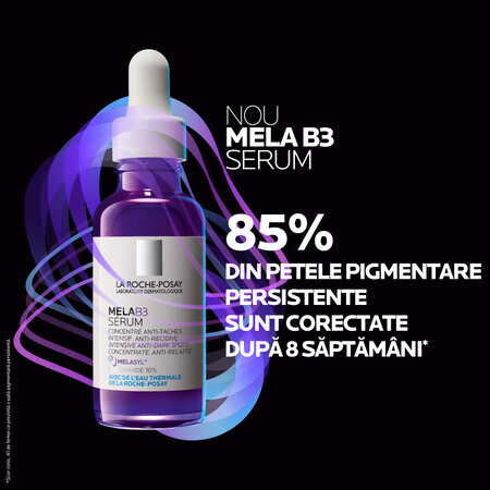 Ser concentrat intensiv pentru corectare pete pigmentare Mela B3, 30 ml, La Roche-Posay 609456