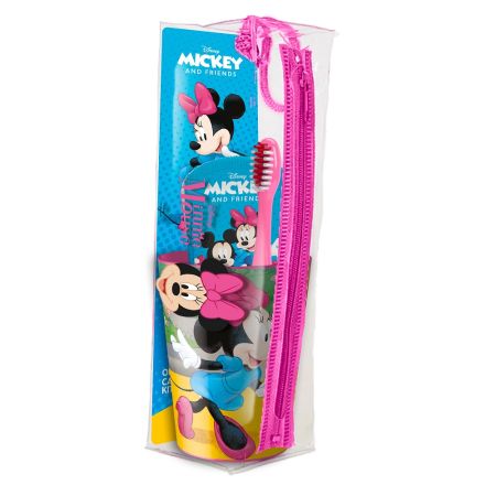 MR. WHITE SET IGIENA ORALA COPII CU BORSETA DISNEY MINNIE ROZ MWHITEPO012.06