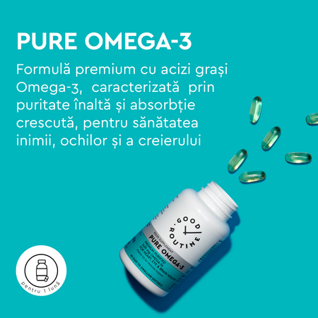 Pure Omega 3, 60 capsule gelationase moi, Good Routine 777088