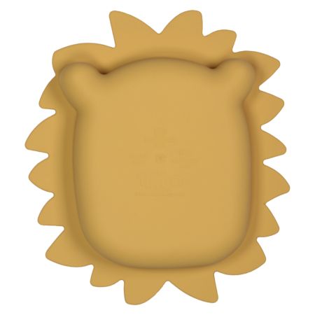 Farfurie din silicon, Lion, Honey Gold, Tryco 609620