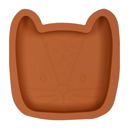 Farfurie din silicon, Leopard, Sienna, Tryco 609631