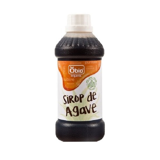 Sirop de Agave Raw Dark Bio, 250 ml, Obio