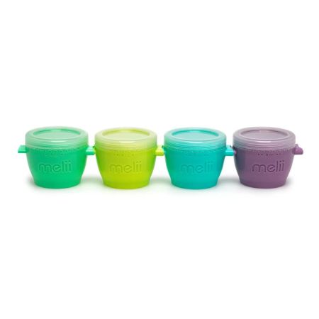 Set 4 recipiente Snap&Go, 118 ml, Melii