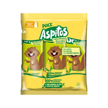 ASPITOS PUFULETI PACK 100% INGREDIENTE NATURALE 6 X 6GR  ASPITOS027007