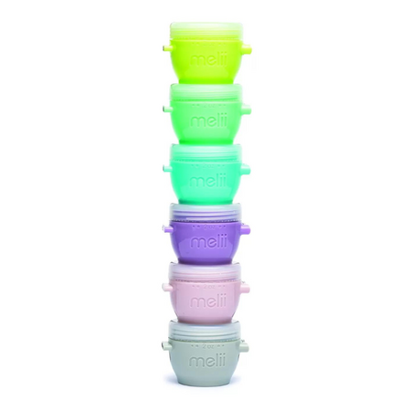 Set 6 recipiente din silicon Snap&Go, 59 ml, Melii 610012