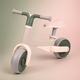 Prima bicicleta de echilibru Bobbie, Green, +2 ani, Tryco 776129