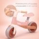 Prima bicicleta de echilibru Bobbie, +2 ani, Pink, Tryco 774950