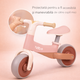 Prima bicicleta de echilibru Bobbie, +2 ani, Pink, Tryco 774950