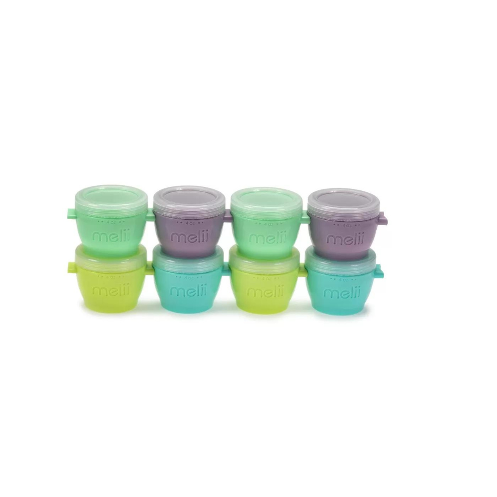 Set 8 recipiente  Snap&Go, 118 ml, Melii