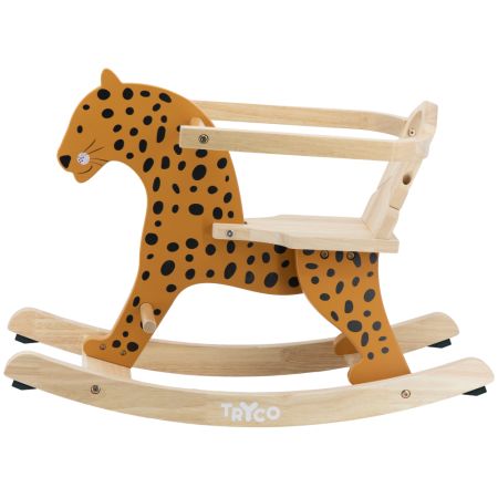 Balansoar din lemn, Leopard, 12 luni+, Tryco 610086