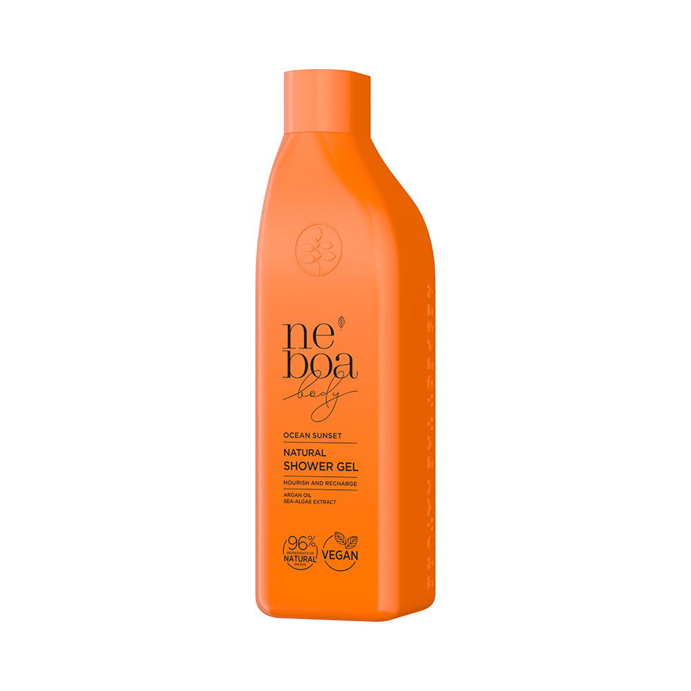 Gel de dus natural Ocean Sunset, 300 ml, Neboa