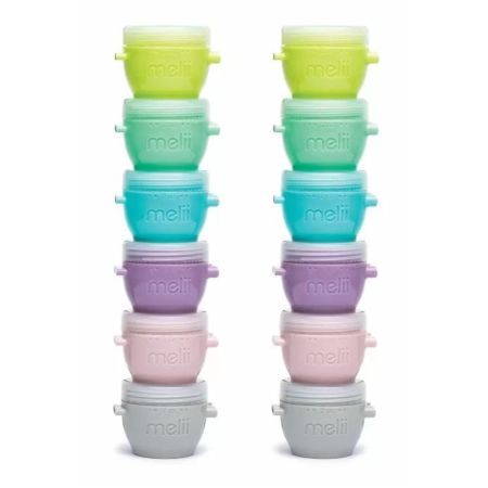 Set 12 recipiente Snap&Go, 59 ml, Melii 610139