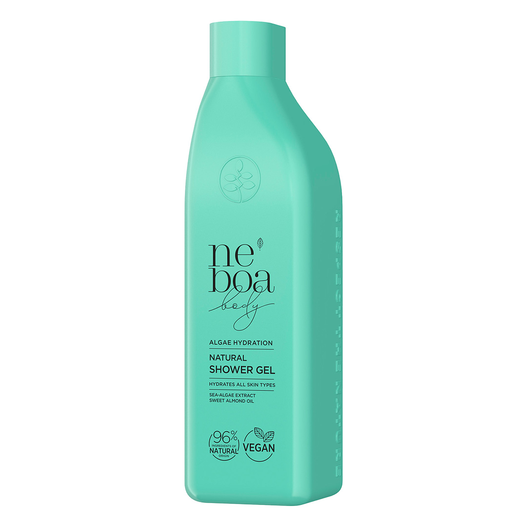 Gel de dus natural Algae Hydration, 300 ml, Neboa