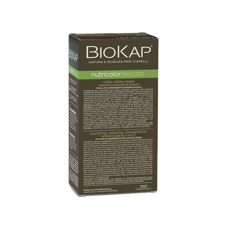 Vopsea permanenta pentru par Nutricolor Delicato, Natural Light Chestnut 5.0, 140 ml, Biokap 681917