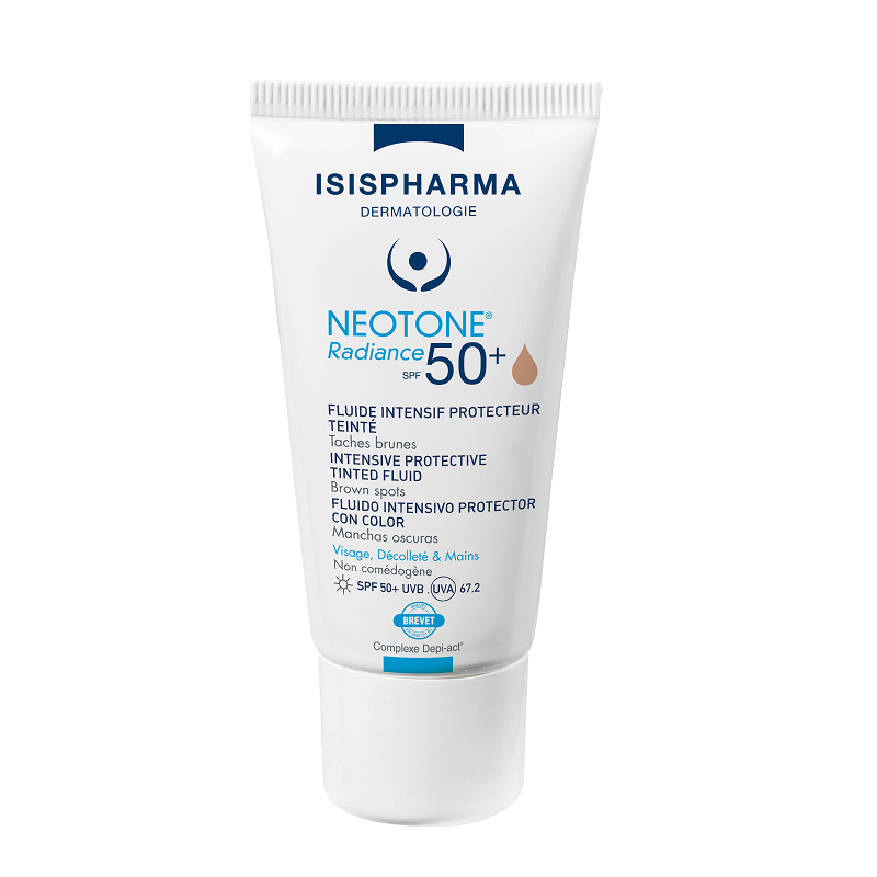 Crema nuantatoare pentru depigmentare cu SPF50+ Neotone Radiance, 30 ml, Isis Pharma