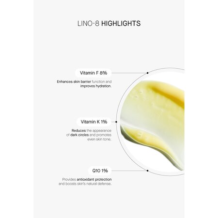 Ser antioxidant pentru fata Lino-8, 30 ml, Theramid 688777