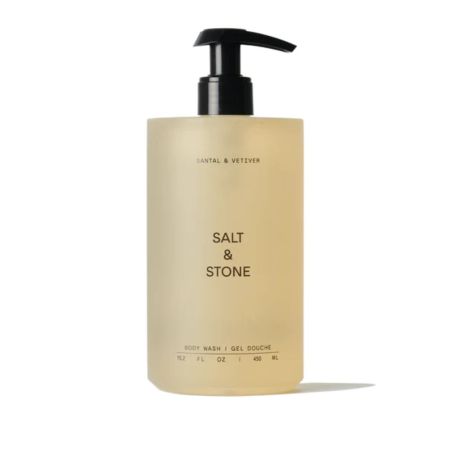 Gel de dus cu Santal si Vetiver, 450 ml, Salt & Stone