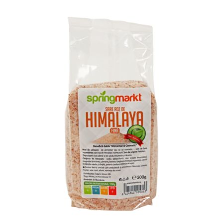 Sare roz de Himalaya fina, 500 g, Spring Markt