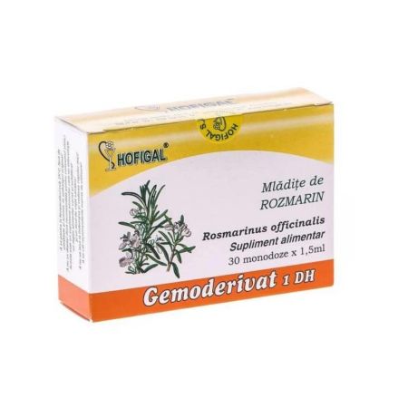 Mladite de Rozmarin Gemoderivat, 30 monodoze X 1.5ml, Hofigal