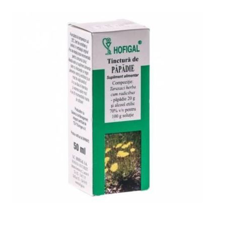 Tinctura papadie, 50 ml, Hofigal