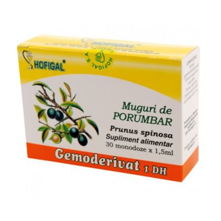 Muguri de porumbar Gemoderivat, 30 monodoze X 1.5ml, Hofigal