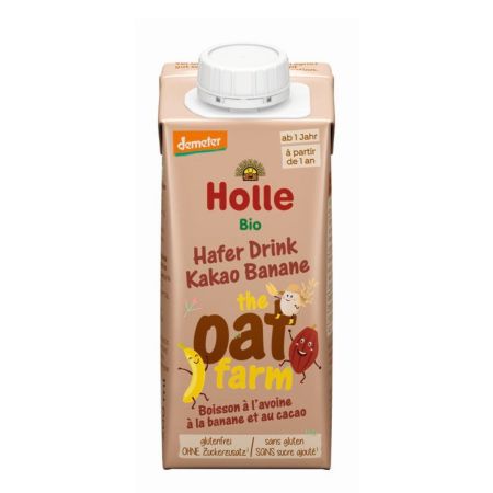 HOLLE BAUTURA DE OVAZ PENTRU COPII CU BANANE SI CACAO 200 ML BIO*