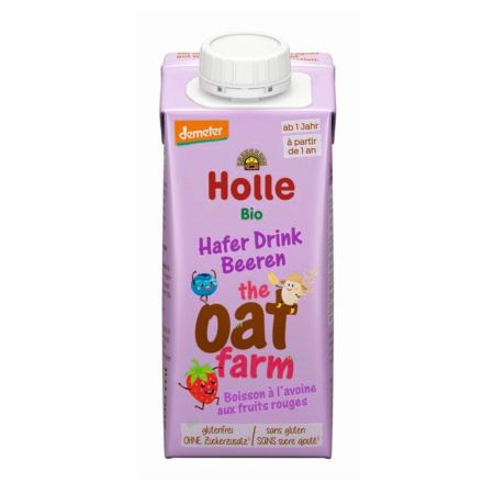 HOLLE BAUTURA DE OVAZ PENTRU COPII CU FRUCTE ROSII 200 ML BIO*