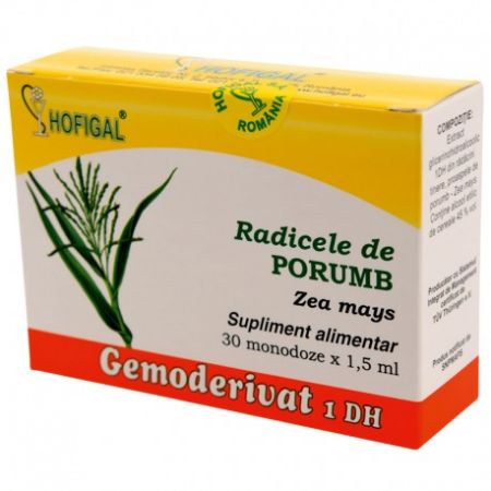 Radicele de porumb Gemoderivat, 30 monodoze X 1.5ml, Hofigal