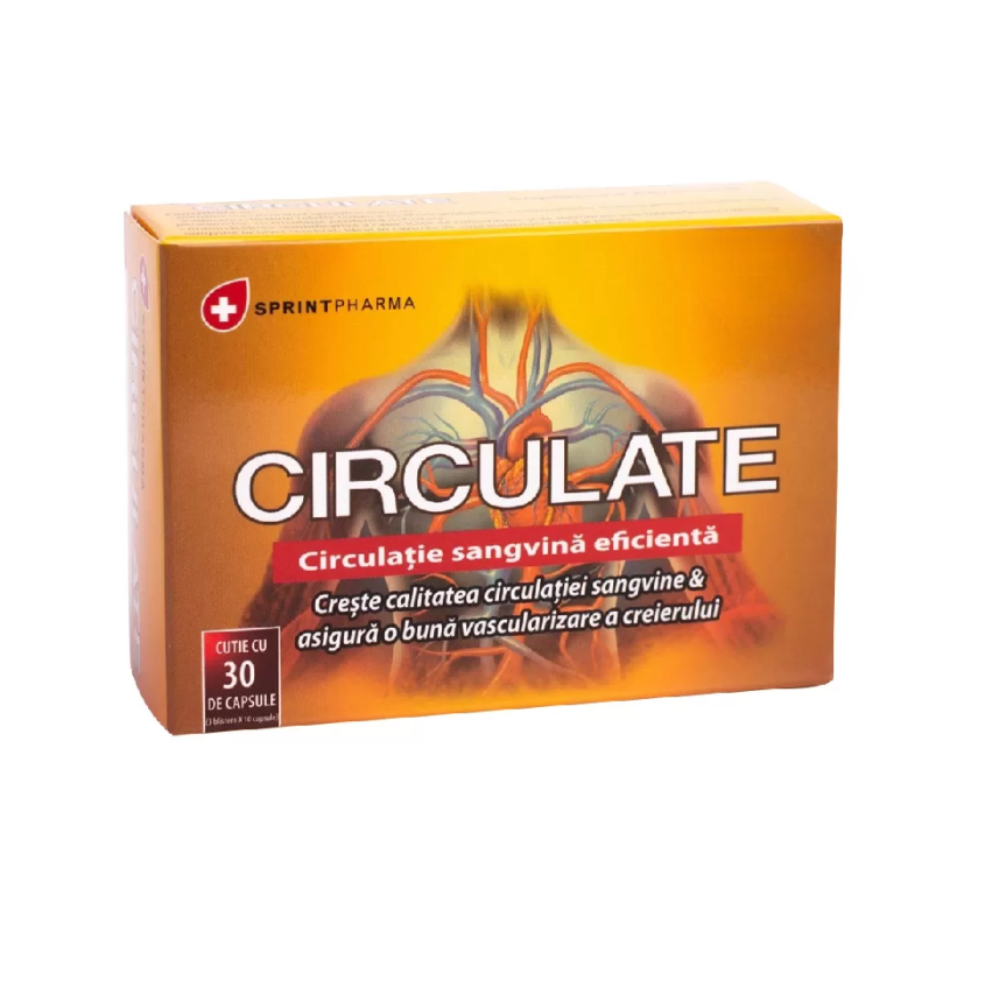 Circulatie, 30 capsule, Sprint Pharma