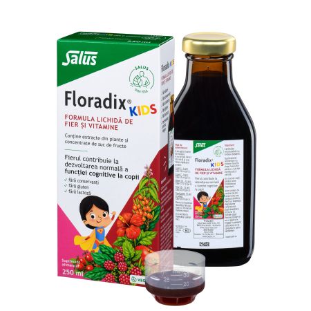 SALUS FLORADIX KIDS FORMULA LICHIDA DE FIER SI VITAMINE 250ML 1006049