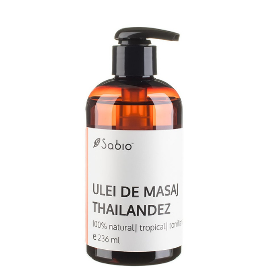 Ulei de masaj Thailandez, 236 ml, Sabio