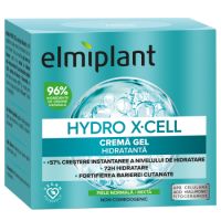 Crema gel hidratanta pentru fata si gat Hydro X-Cell, 50 ml, Elmiplant