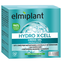 Crema gel hidratanta pentru fata si gat Hydro X-Cell, 50 ml, Elmiplant