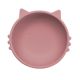 Bol din silicon Kitty I, 6 luni+, Old Rose, Appekids 612092