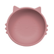 Bol din silicon Kitty I, 6 luni+, Old Rose, Appekids 612092