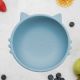 Bol din silicon Kitty I, 6 luni+, Aqua Blue, Appekids 612078