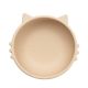 Bol din silicon Kitty I, 6 luni+, Bubble Beige, Appekids 612104