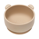 Bol din silicon cu ventuza The Little Bear, 6 luni+, Bubble Beige, Appekids 612237
