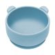 Bol din silicon cu ventuza The Little Bear, 6 luni+, Aqua Blue, Appekids 612235