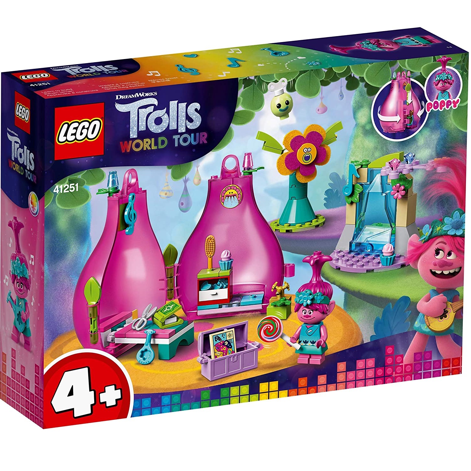 Capsula lui Poppy Trolls World Tour, L41251, Lego