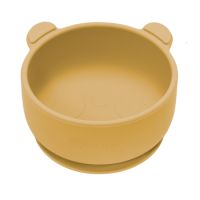 Bol din silicon cu ventuza The Little Bear, 6 luni+, Honey, Appekids