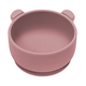 Bol din silicon cu ventuza The Little Bear, 6 luni+, Old Rose, Appekids 612164